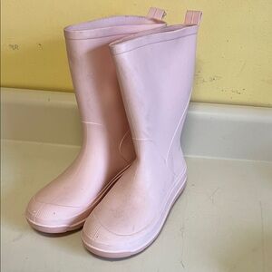 Cat & Jack Light Pink Women's Rain Boots, has stain see detailed Pictures
